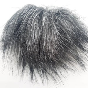 3 inches (8 cm ) Mealy Faux Fur Pom Pom, Beanie Pom Poms