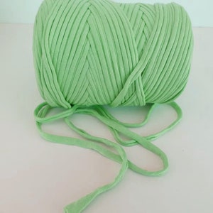 5/10 Meter Mintgrün T-Shirt Garn, Trapilho, Mint T-Shirt Garn, Zpagetti, Stoffkordel, Chunky knit Garn, T-Shirt Garn, Spaghetti Garn