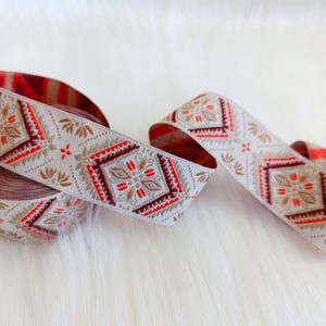 35 mm-1.25 inches Jacquard trims, Decorative Craft Ribbon, Sewing trim, woven trim, embroidered ribbon