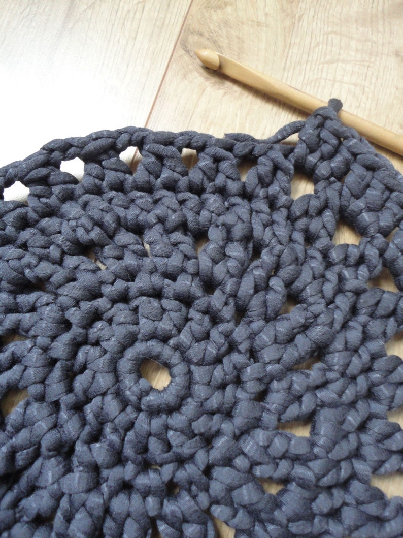 home decor Necklaces Bracelets bluegrey t-shirt yarn cotton cord T-Shirt yarn zpagetti yarn