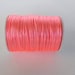 candy Pink Rattail Cord, cola de rata, Knotting cord, 2.5 mm Satin cord, Beading cord, cord for bracelet, 10 meters (11 yards)