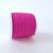 fuchsia Chinese Knotting Cord, 0.8 mm Jewelry cord, bracelet cord, Necklace cord, nylon beading Cord, 11 yards (10 meters), cord string