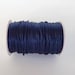 navy blue rat tail, Rattail Cord, Knotting cord, 2.5 mm Satin cord, Beading cord, Jewelery supplies, chinese cord, 10 meters(11 yards)