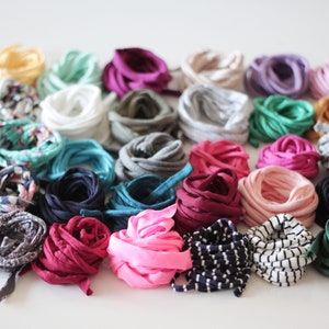 2 metri di filato per magliette da 30 colori, filato zpagetti, tricot di cotone per magliette