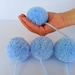 5cm/6cm/8cm/10cm Baby blue Yarn pom poms, Pick your own coloured fluffy wool pom poms, party hats, baby shower, gender reveal, queen jubilee 