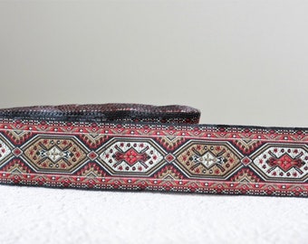 25mm-1 inches embroider jacquard ribbon, turkey rug jacquard, rug sewing trim, embroider trim by the yard