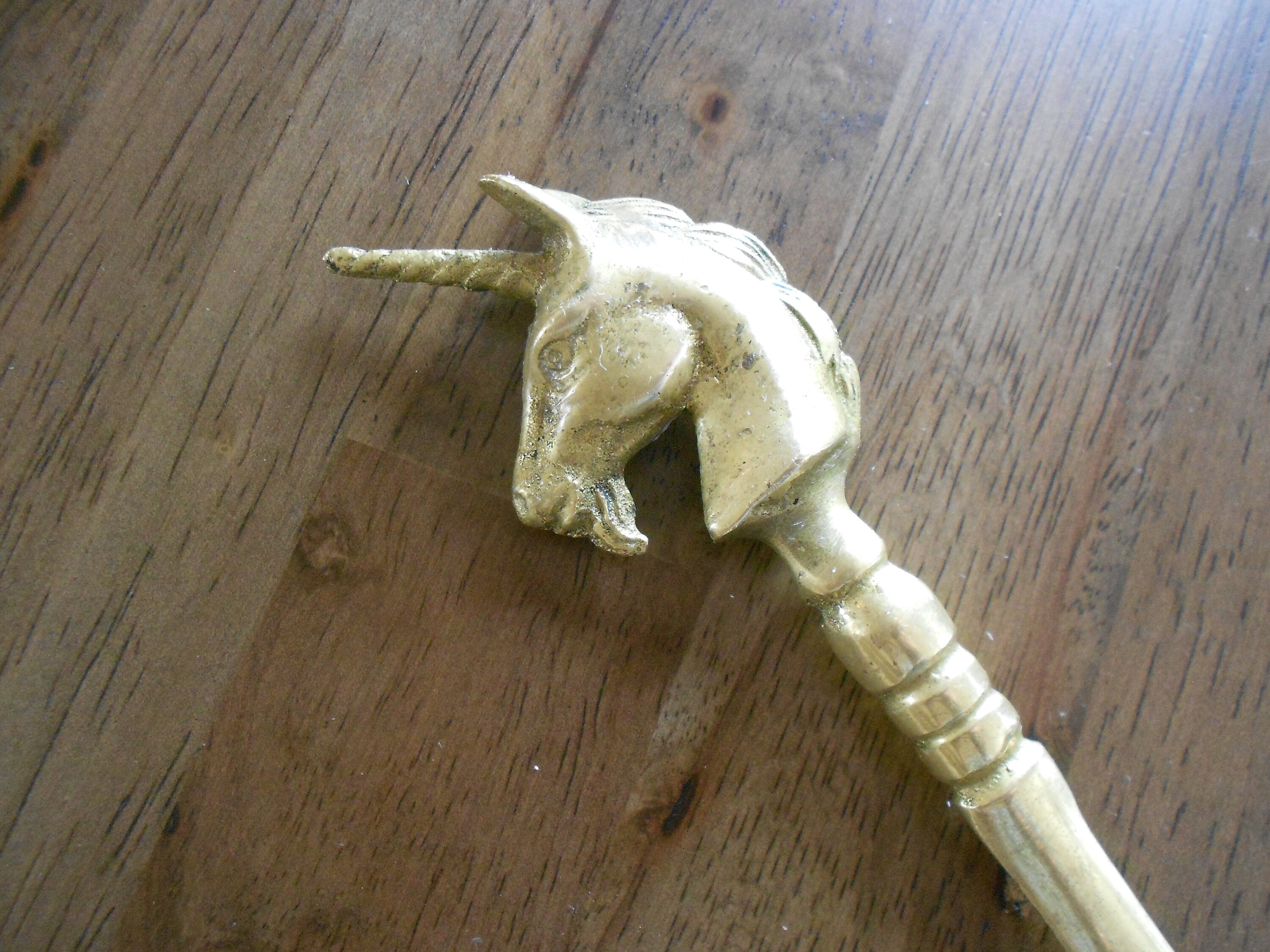Vintage Brass Unicorn Letter Opener. Solid Brass Figurine. Etsy