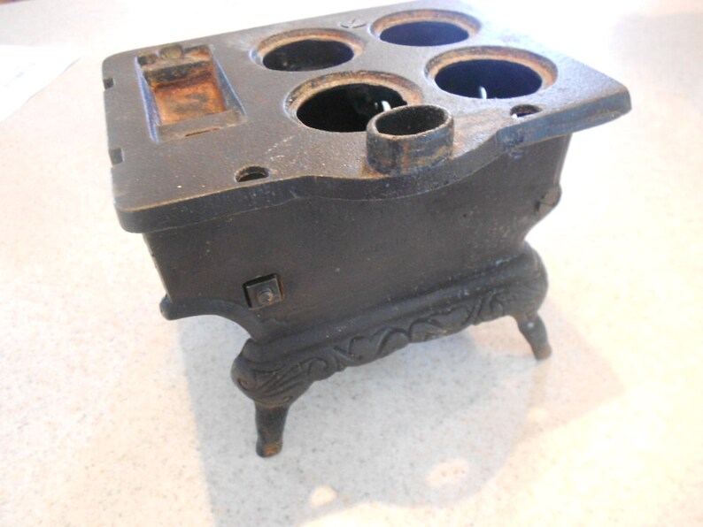 Vintage Crescent Cast Iron Toy Stove. Home Decor. Etsy