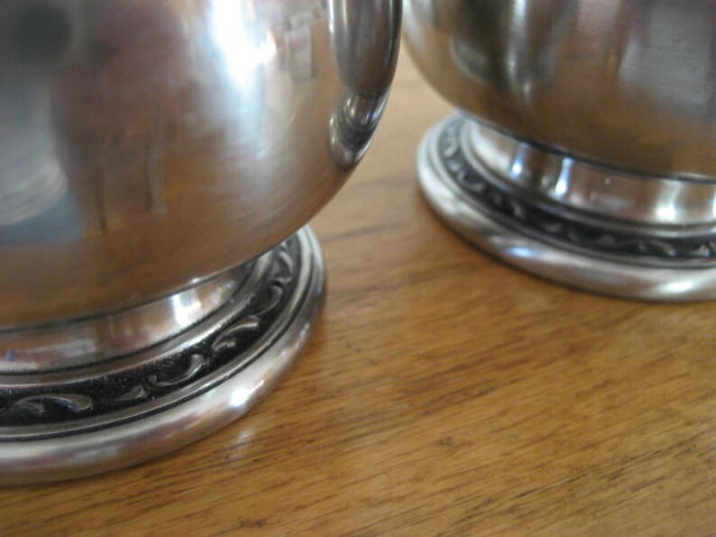 Vintage Oneida Cream and Sugar. Stainless. Set. Vintage Decor. Etsy