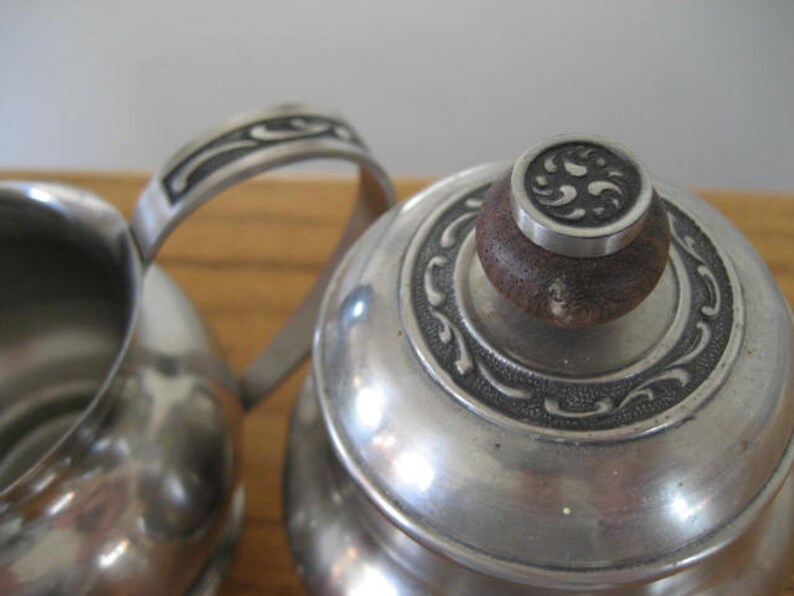 Vintage Oneida Cream and Sugar. Stainless. Set. Vintage Decor. Etsy