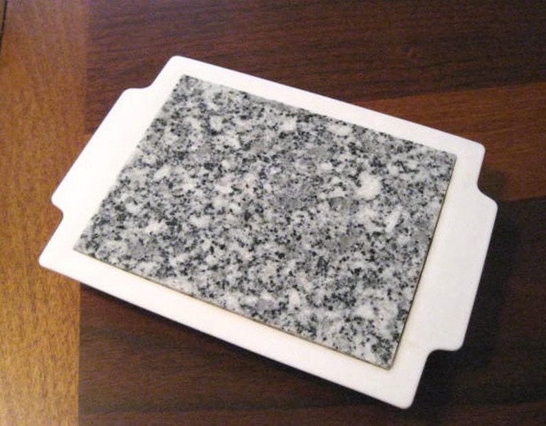 Vintage Granite Soap Dish or Trivet. Home Decor. Kitchen. Etsy