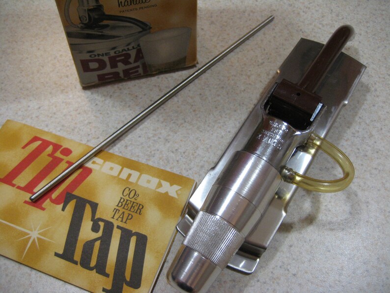 Vintage Beer Tap. Barware. Conax Brand. Drinking Equipment. Brewery