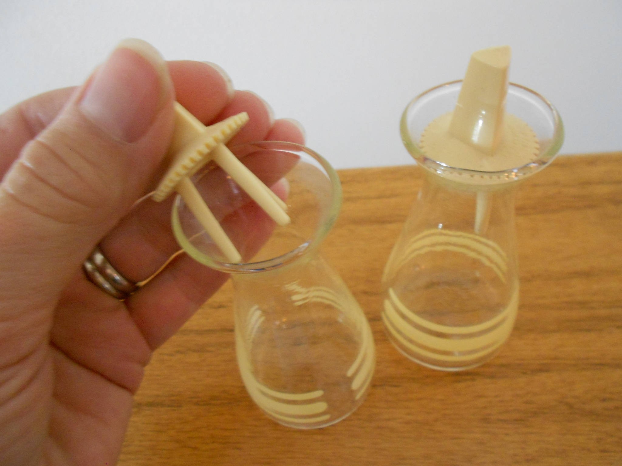Profibohrer Lot de 5 Coques X-Line Huile-vinaigre Cruet Salière