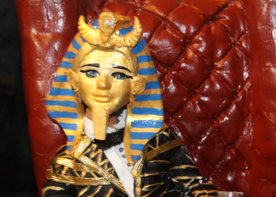 Egyptian Monster High Pharaoh Doll Mask Seth Ptolemy Doll  Etsy