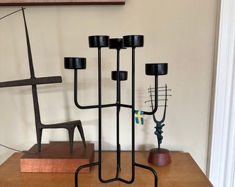 Swedish Mid Century Candelabra Candle Holder Sweden