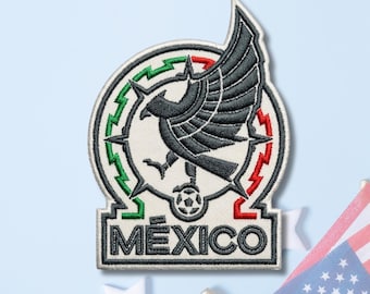 Mexico Soccer Emblem Embroidered Patch Football Applique