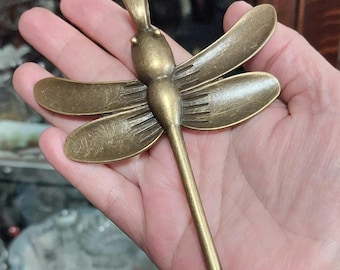 Dragonfly Necklace Pendant  - Bronze Women's Jewelry