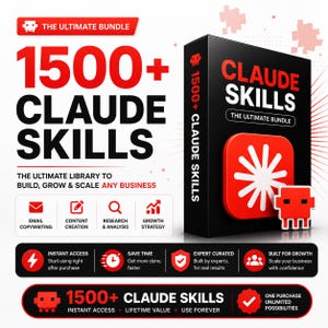 1500+ Claude Code-färdighetspaket | AI-kodningsprompter, verktygslåda för utvecklare