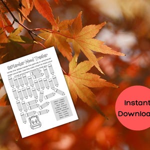 May include: A printable September Mood Tracker page featuring a title, instructions, thirty pencil illustrations for daily tracking, a backpack icon, and a color-coded mood key. The text reads: September Mood Tracker, Write the dates inside the pencils in whichever order you'd like. Use the color chart to track your most prominent mood for that day.