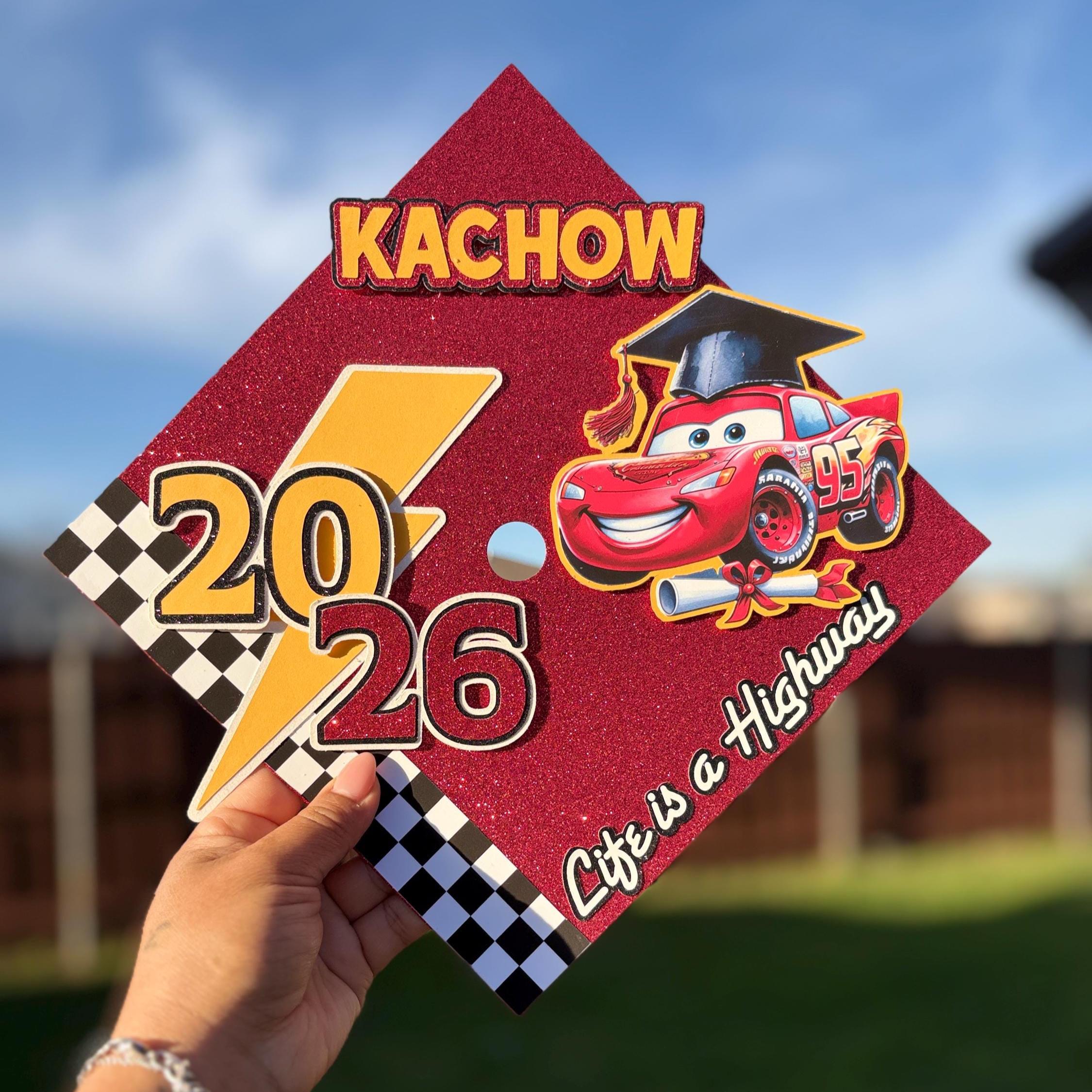Grad Car Cap Graduation Cap Topper / Red Car / Red Car / Grad Cap Topper for Boys - Etsy