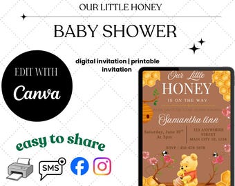 Onze kleine schat is onderweg| Uitnodiging babyshower