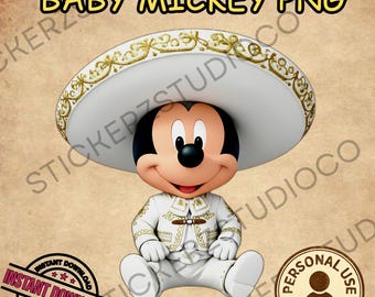 Baby mickey charro | PNG clip-art , DIGITAL