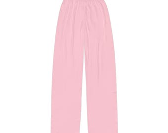 Sweet script Kids Lounge Pants | Pink all-over print