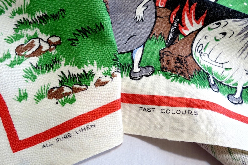 Vintage Pure Irish Linen Tea Towel St. Patrick's Day Bar Etsy