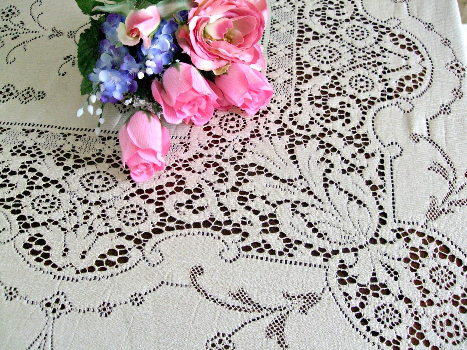 Authentic Quaker Lace Tablecloth Number 5120 Etsy
