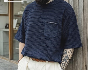 Loose Short Sleeve | Casual Round Neck Top | Daily Wear | Urban Minimal Style