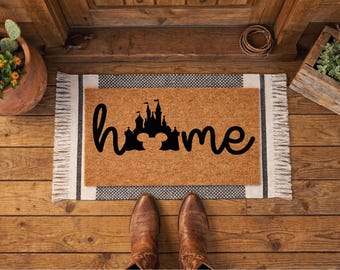 Magic Castle Coir Doormat, Housewarming Gift