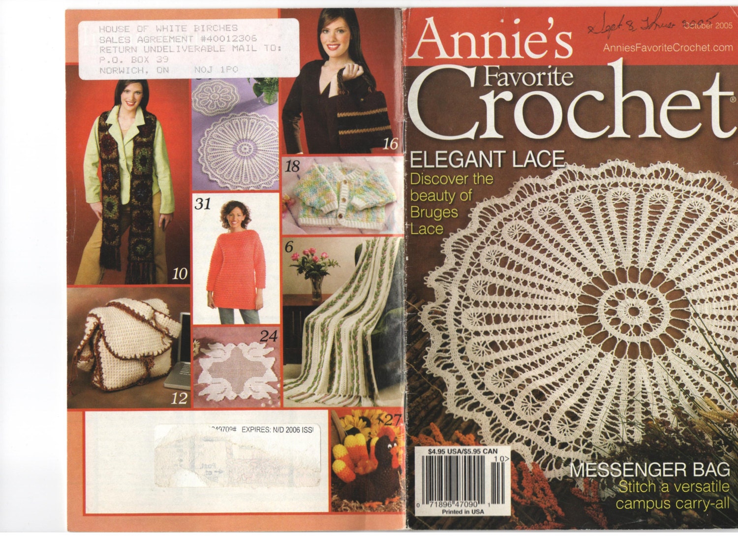 Annie's Favorite Crochet October 2005 Etsy