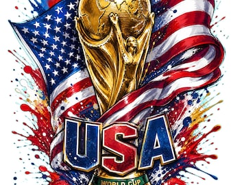 "Trophäe ""Fußball und WM"" in den USA"