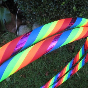 Travel Hula Hoop Rainbow Colours image 1