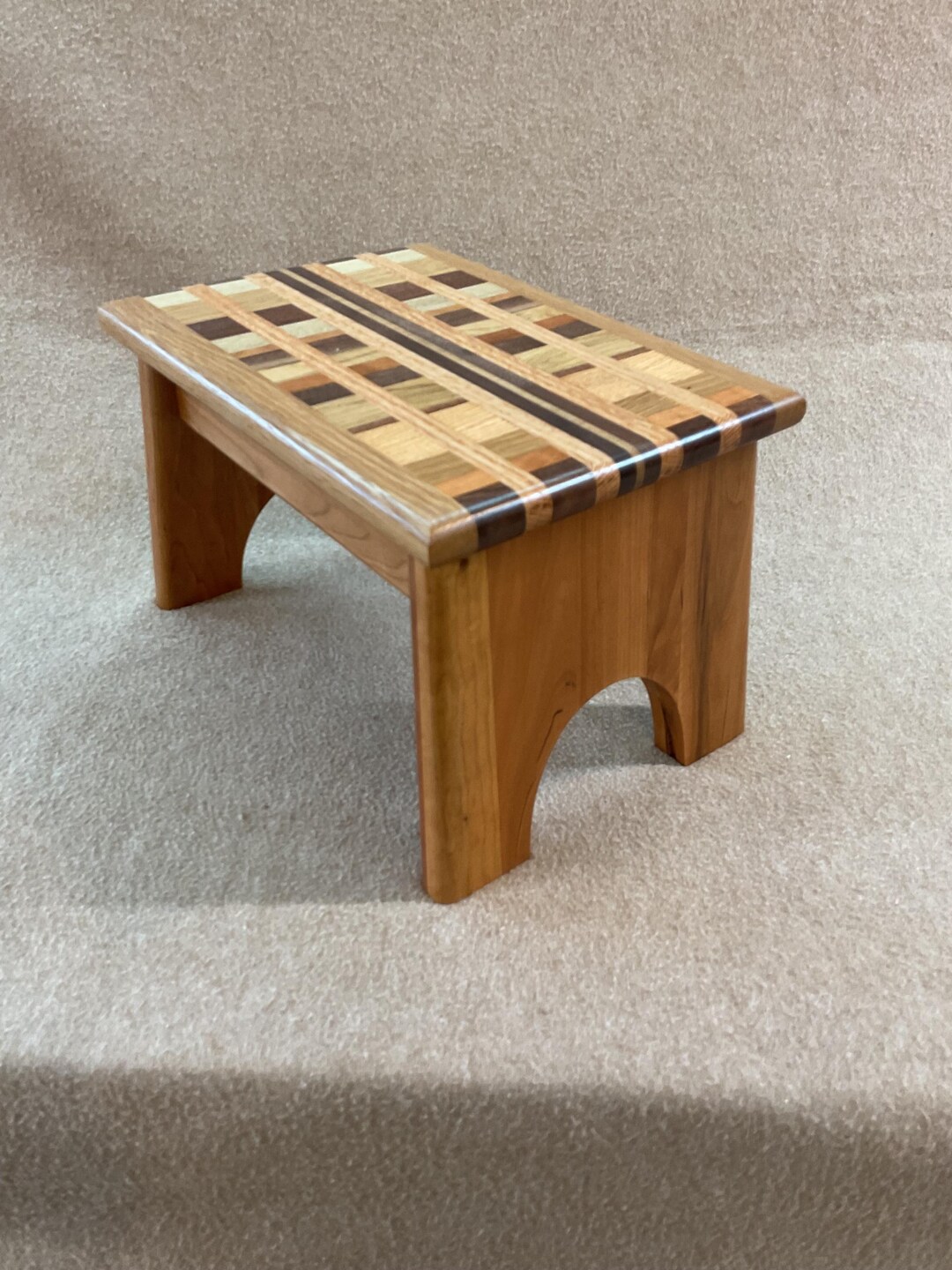 Handcrafted Solid Wood Step Stool - Etsy
