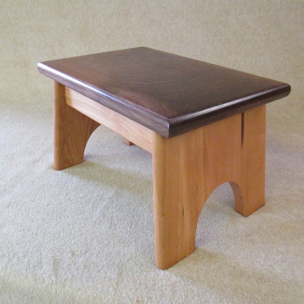 Handcrafted solid Wood Step Stool