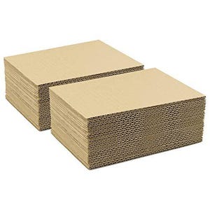 200er-Packung, 5x7 Flache Wellpappe Blätter -0,07 in Dicke Polsterung Einsätze für Handwerk, Mailing Schutz, Foto Backing & DIY-Projekte
