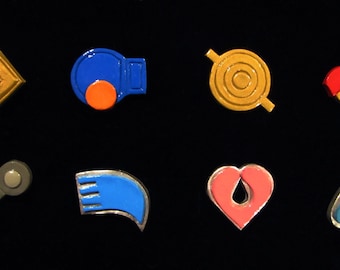 Pokemon Hoenn League Badge Set