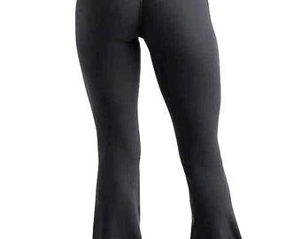 Leggings acampanados de talle alto para mujer / Pantalones acampanados de yoga / Leggings deportivos de campana / Ropa deportiva elástica