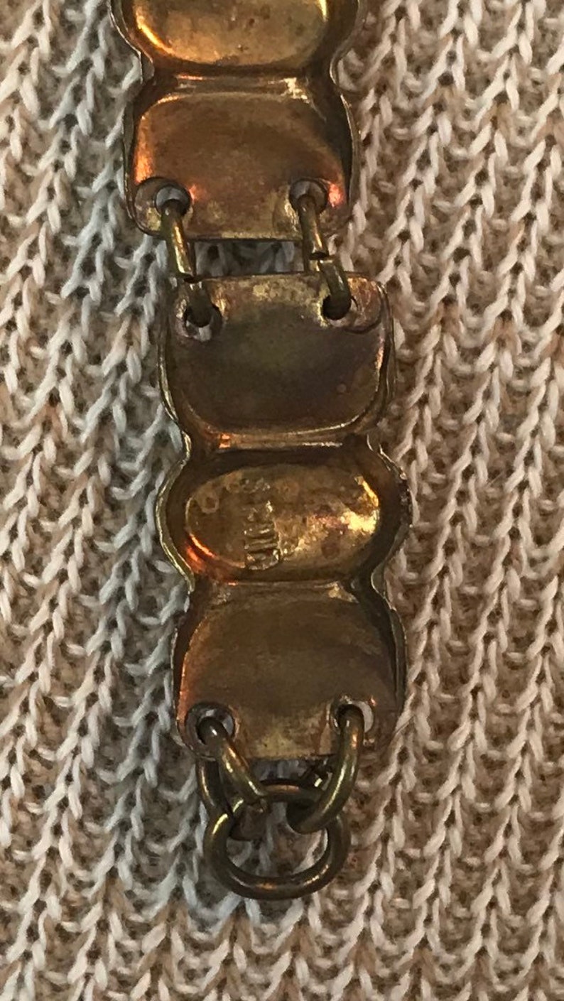 Goldrone Link Bracelet Vintage 6 12 in
