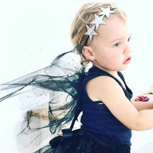 Glitter Star Headband - silver stars - gold stars