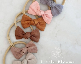 Linen Knot Bow Headband