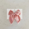 Velvet Bow Hair Clip
