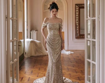 Handgefertigtes Rotes Satin-Ballkleid Schulterfrei, Elegantes Abschlussball-Outfit, formelle Abendgarderobe, Hochzeitsgast-Kleidung, Geburtstagsfeier-Luxusbenutzerdefinierte