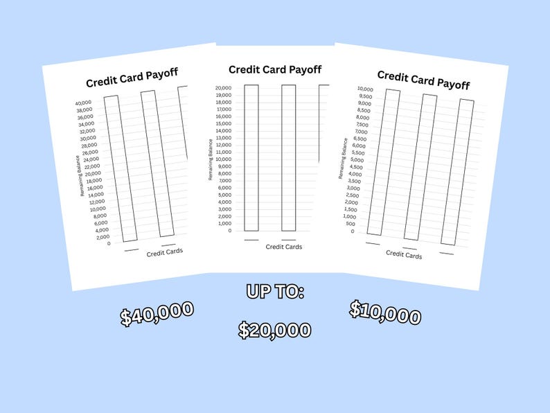 Credit Card Payoff Tracker Printable | Debt Tracker PDF | Debt Payoff ...