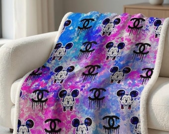 Mickey Mouse Minky Blanket | Ultra Soft Plush Throw