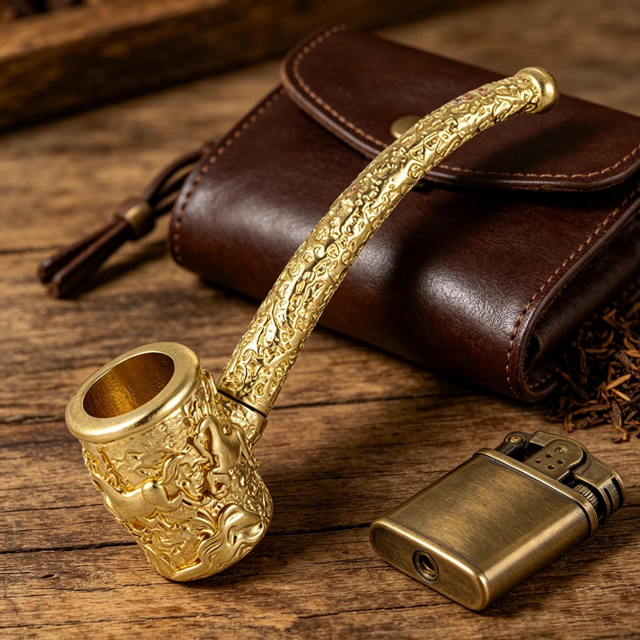 brass tobacco pipe Pipes for Tobacco Brass