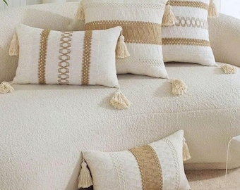 Embroided Countryside Cushion Cover