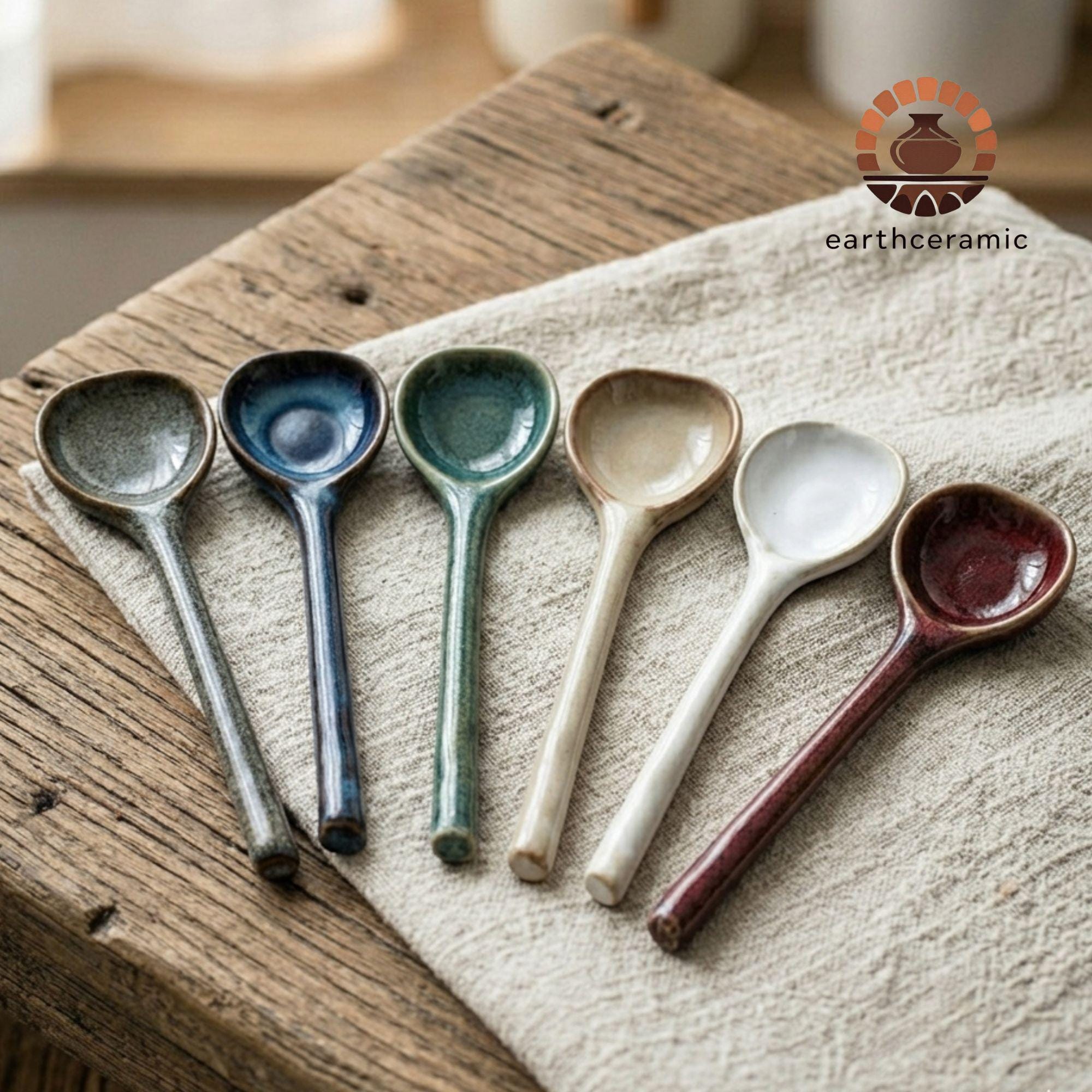 かわいい陶器のスプーン - Etsy 日本