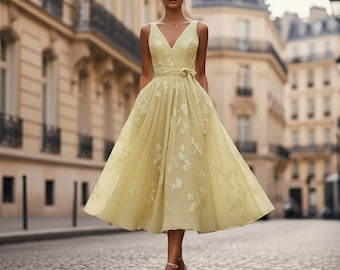 Robe de soirée élégante sans manches trapèze imprimée pour femme, robe de soirée formelle